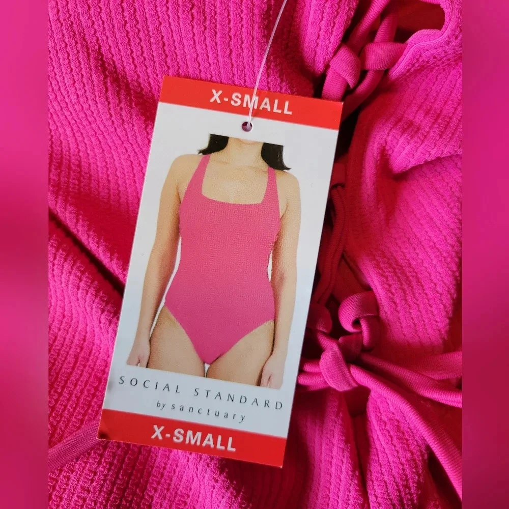 Social Standard Pink One Piece Swimsuit